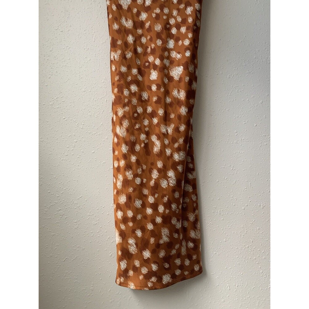 Bardot Polka Dot Silky Midi Slip Dress Sketchspot Doe Print - Picture 6 of 10